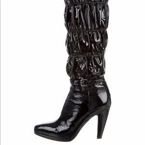Prada knee height boots